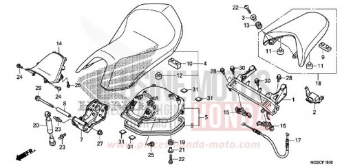 SIEGE NC700DC de 2012